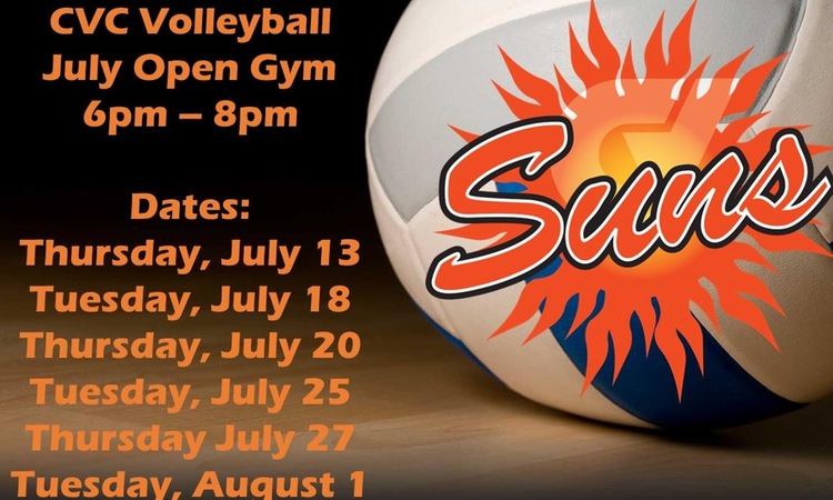 CVC Volleyball's July Open Gym Begins July 13!