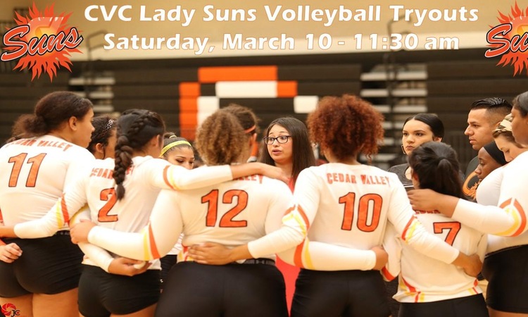 Lady Suns Volleyball Will Hold Open Tryouts March 10