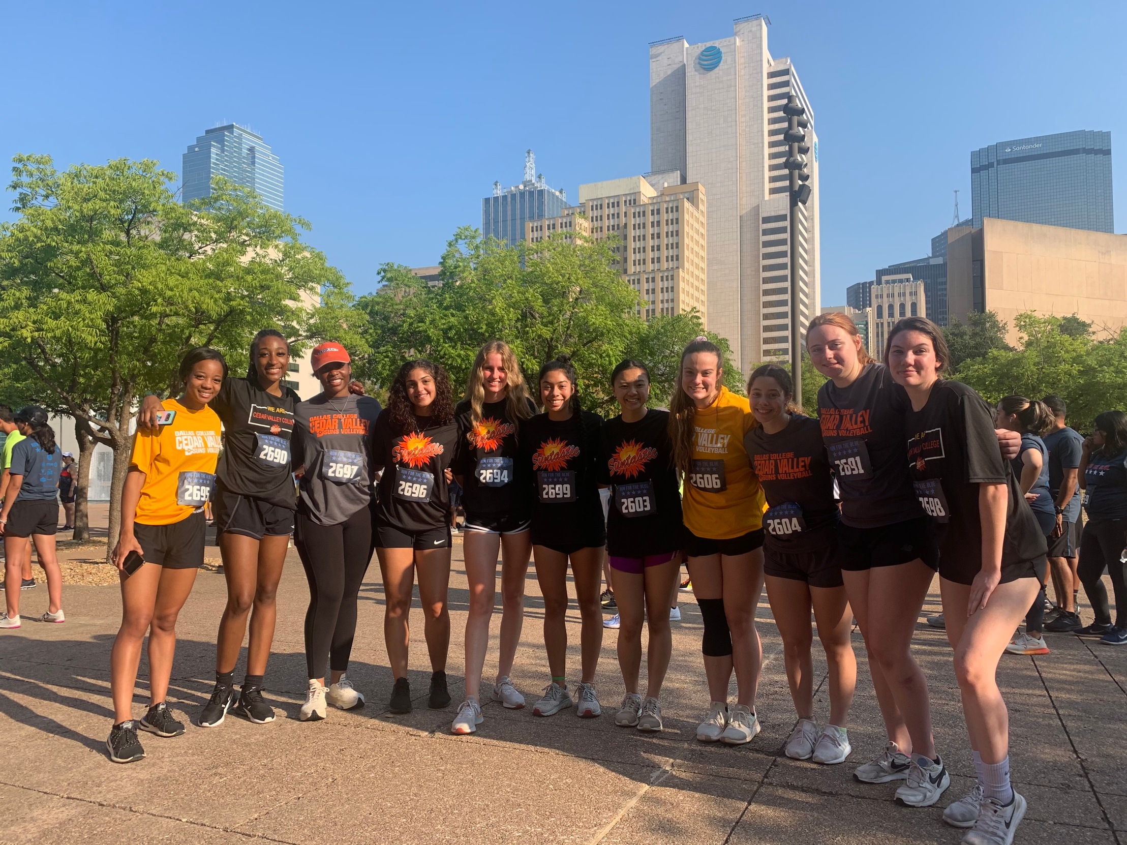 2021 LADY SUNS VOLLEYBALL AT RUN FOR THE BLUE 5K