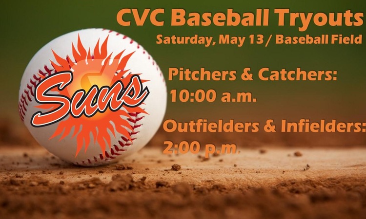 Suns Baseball to Host Tryouts Saturday, May 13